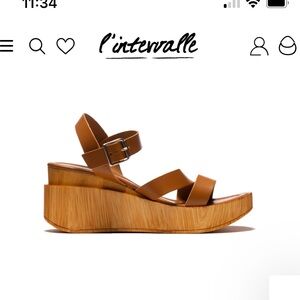 L’Intervalle Rain Tan Leather Sandals